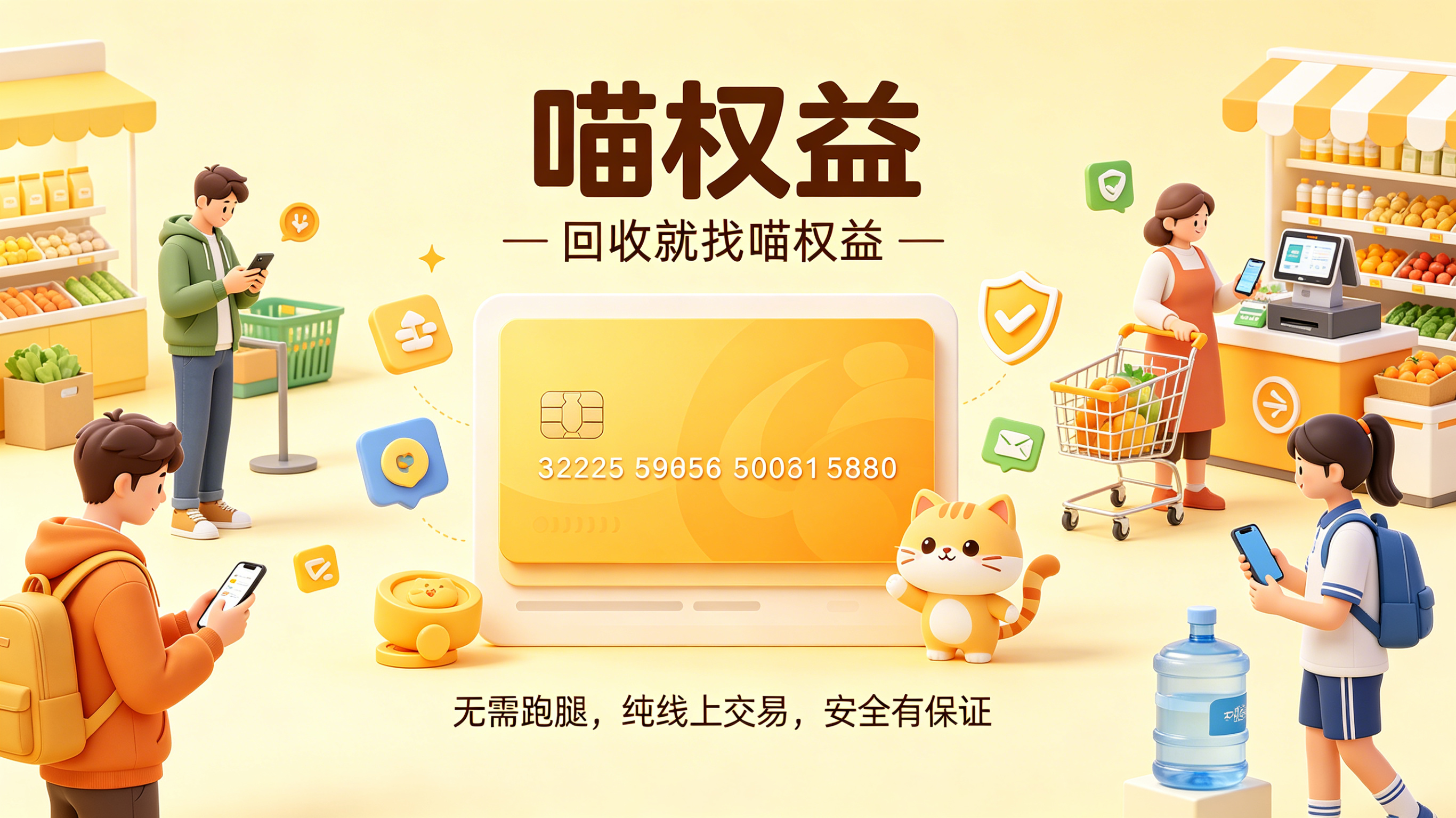 不用移动手机号，闲置充值卡怎么处理？喵权益一键回收
