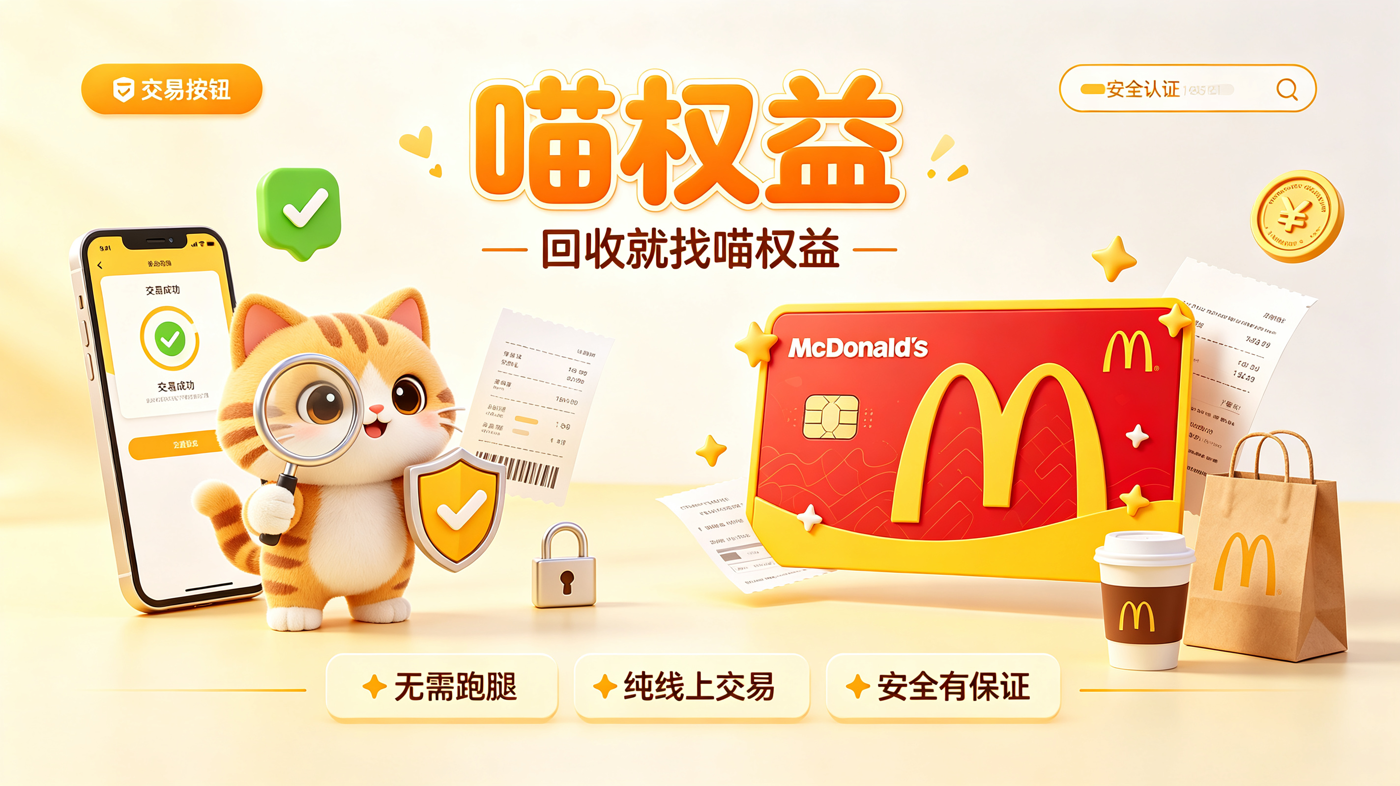 闲置麦当劳礼品卡别放过期！普通人自用+回收完整攻略
