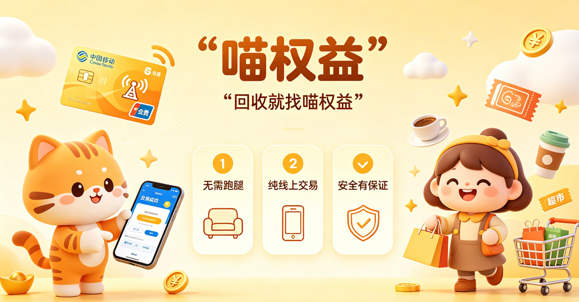 移动充值卡回收｜闲置福利卡千万别白白放过期